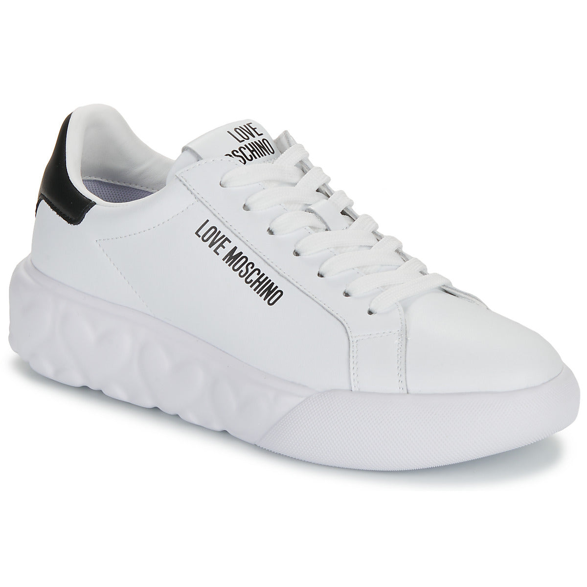 Sneakers basse Donna Love Moschino  HEART LOVE  Bianco