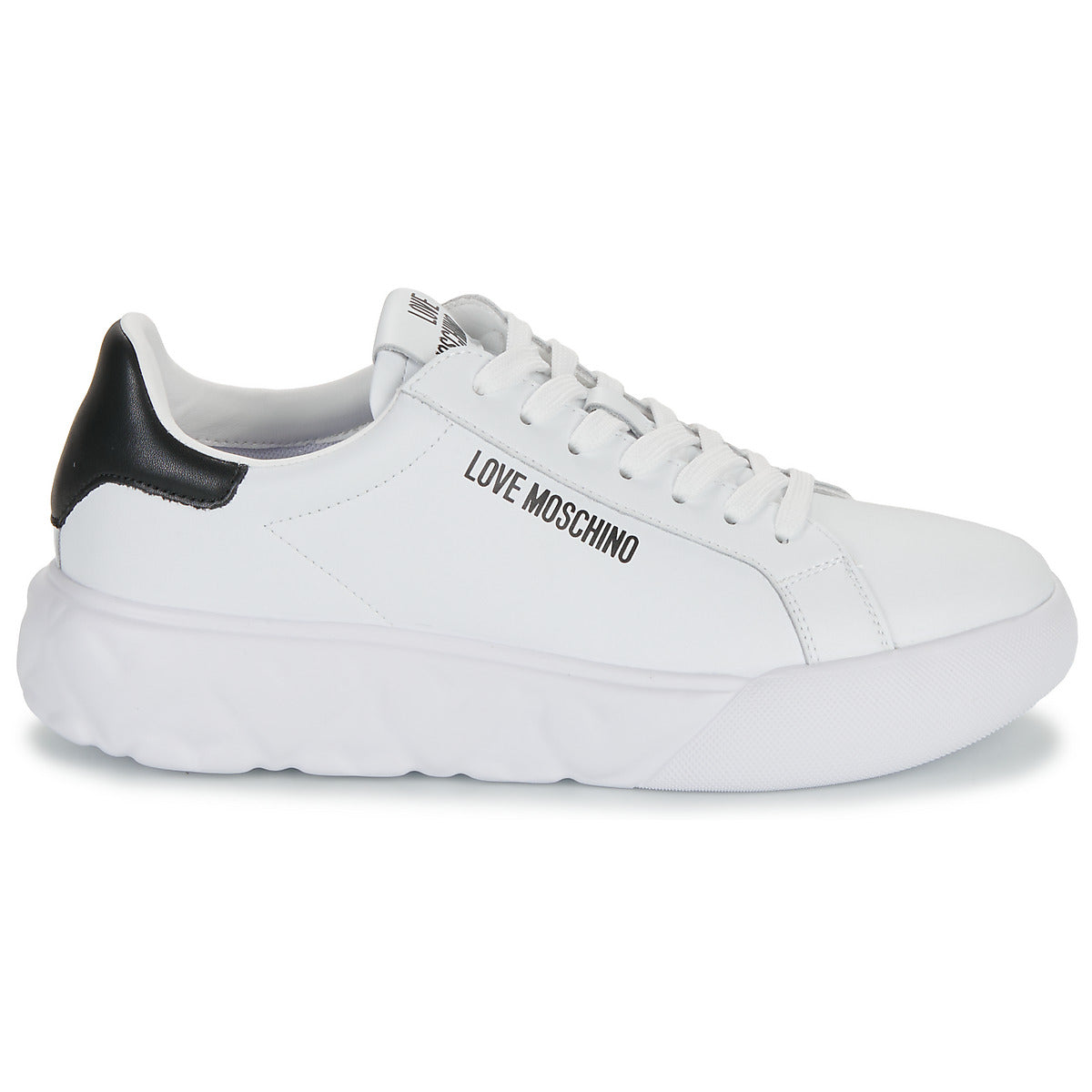 Sneakers basse Donna Love Moschino  HEART LOVE  Bianco