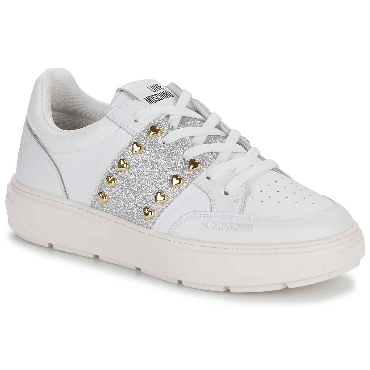 Sneakers basse Donna Love Moschino  BOLD LOVE  Bianco