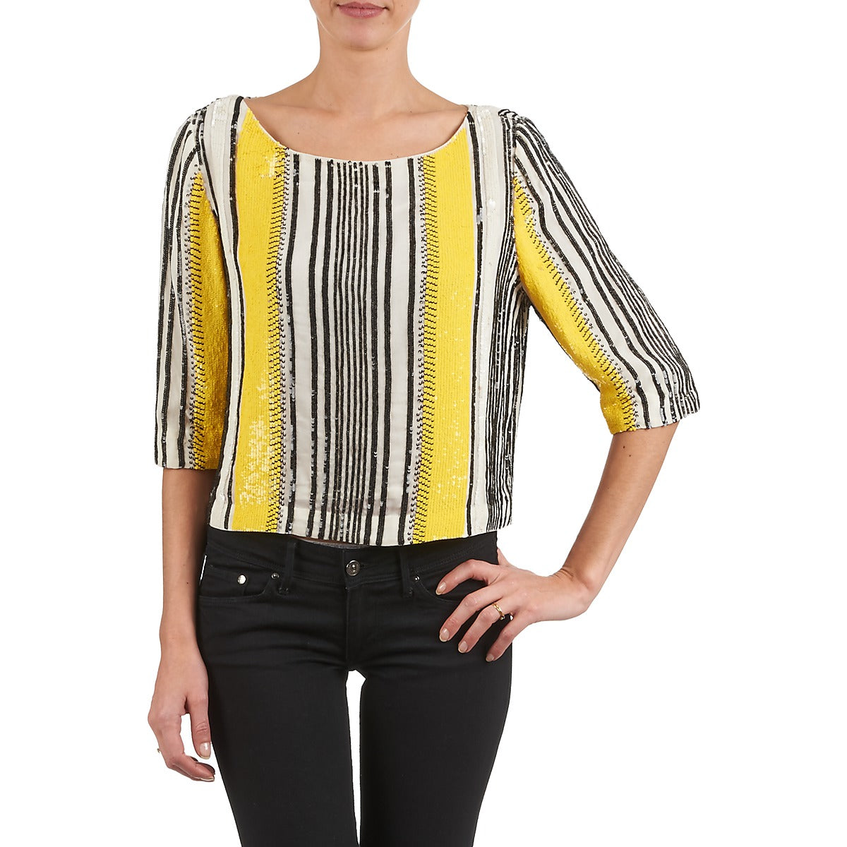 Camicetta Donna Antik Batik  ZABOU  Giallo