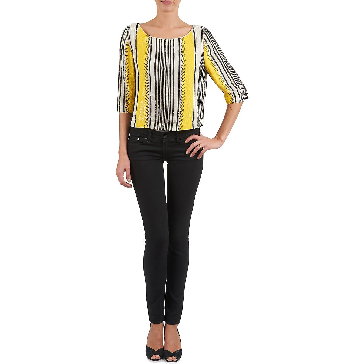 Camicetta Donna Antik Batik  ZABOU  Giallo