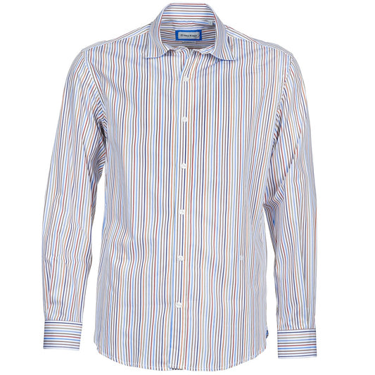 Camicia a maniche lunghe Uomo Serge Blanco  DORILANDO  Blu