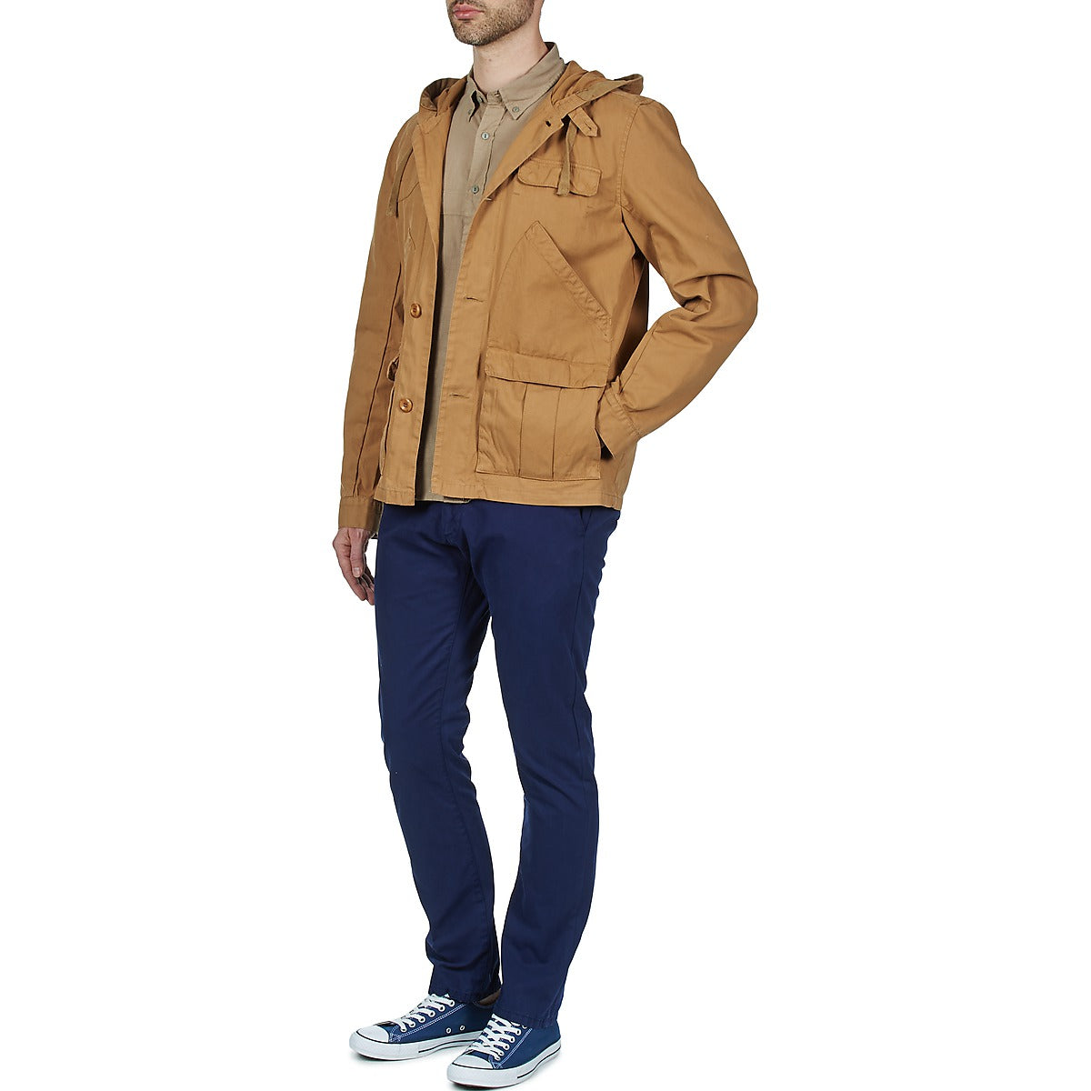 Parka Uomo Oxbow  FAKAHINA  Beige