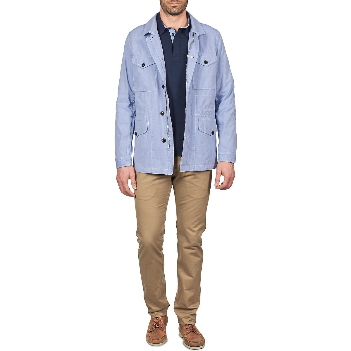 Parka Uomo Aigle  STONEFISH  Blu