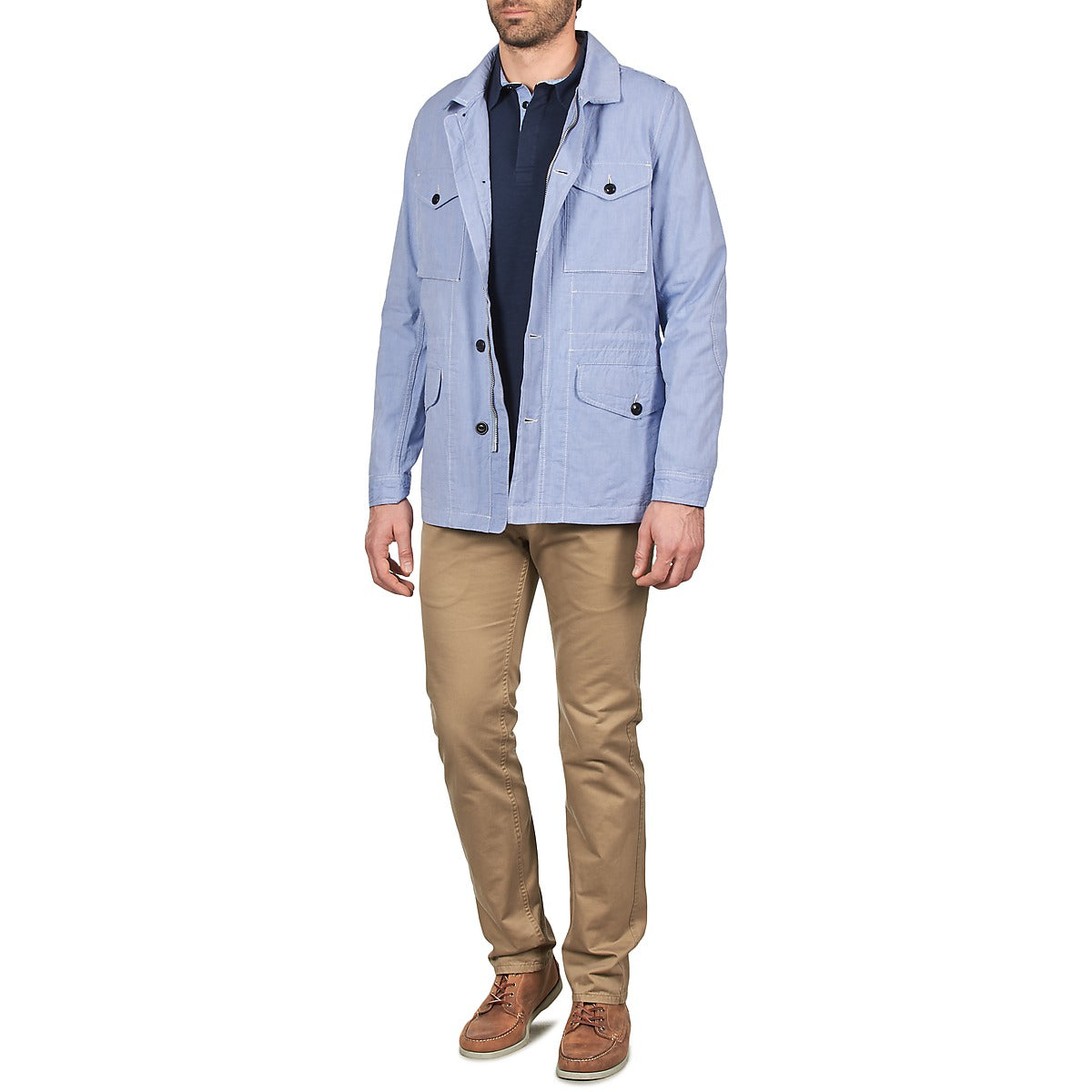 Parka Uomo Aigle  STONEFISH  Blu