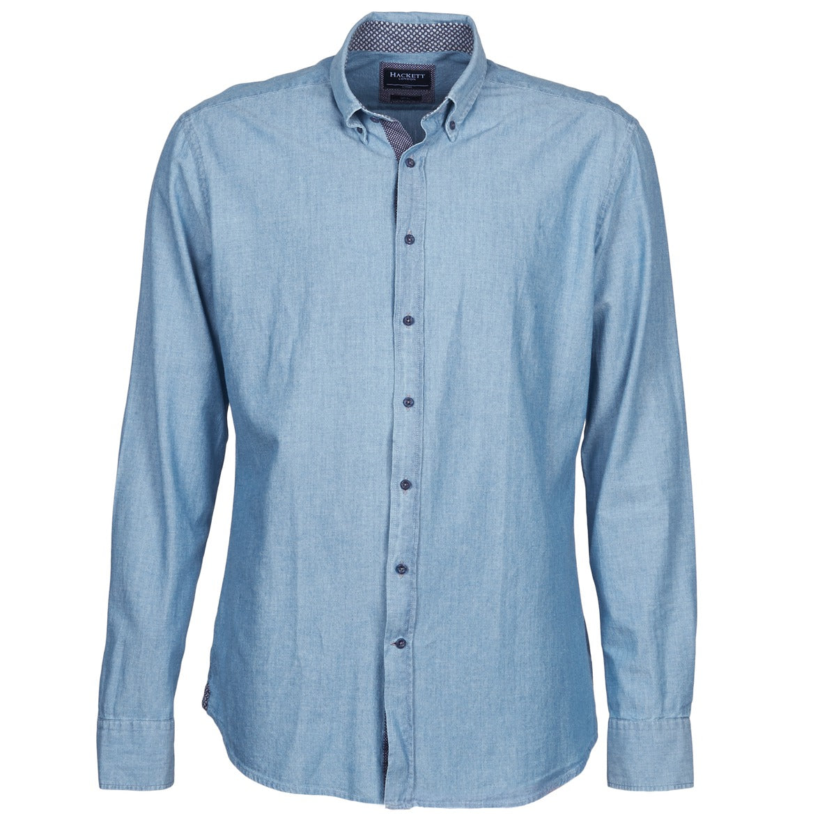 Camicia a maniche lunghe Uomo Hackett  RILEY  Blu