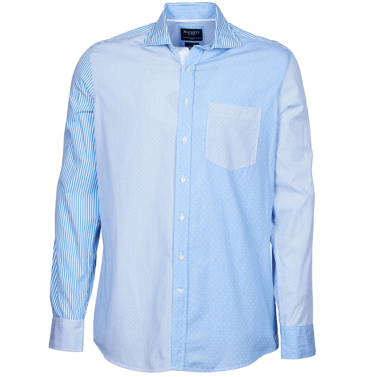 Camicia a maniche lunghe Uomo Hackett  GORDON  Blu