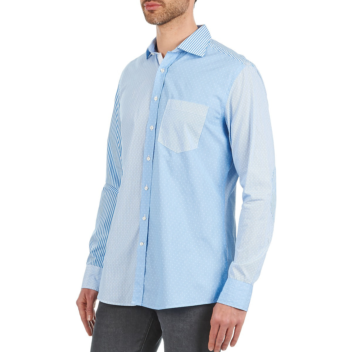 Camicia a maniche lunghe Uomo Hackett  GORDON  Blu