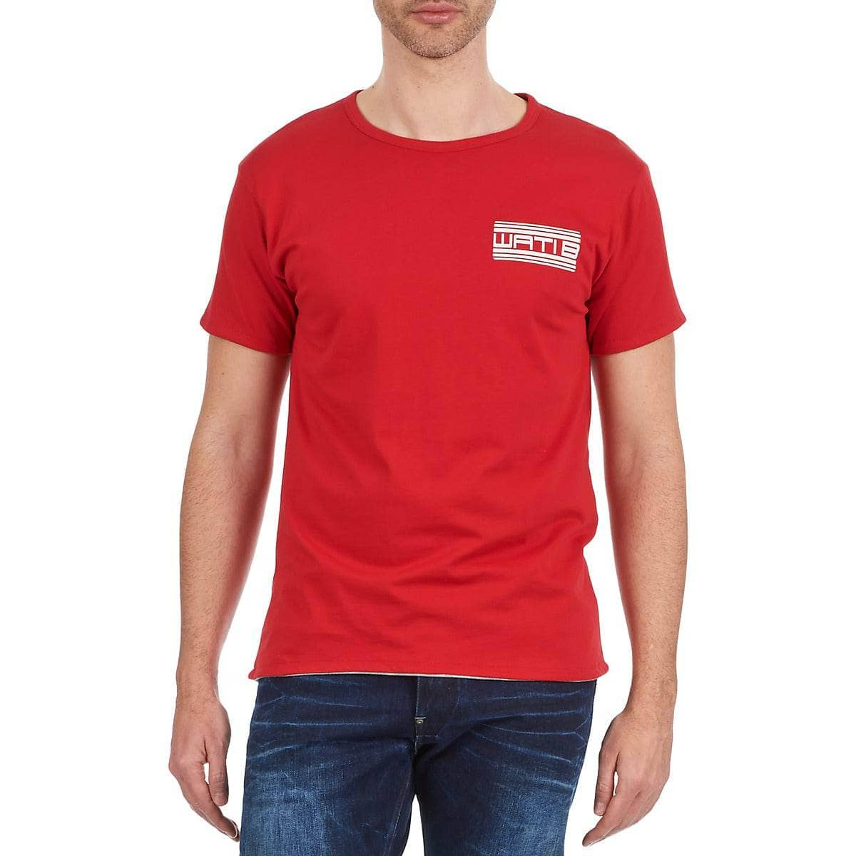 T-shirt Uomo Wati B  WATI CREW  Rosso