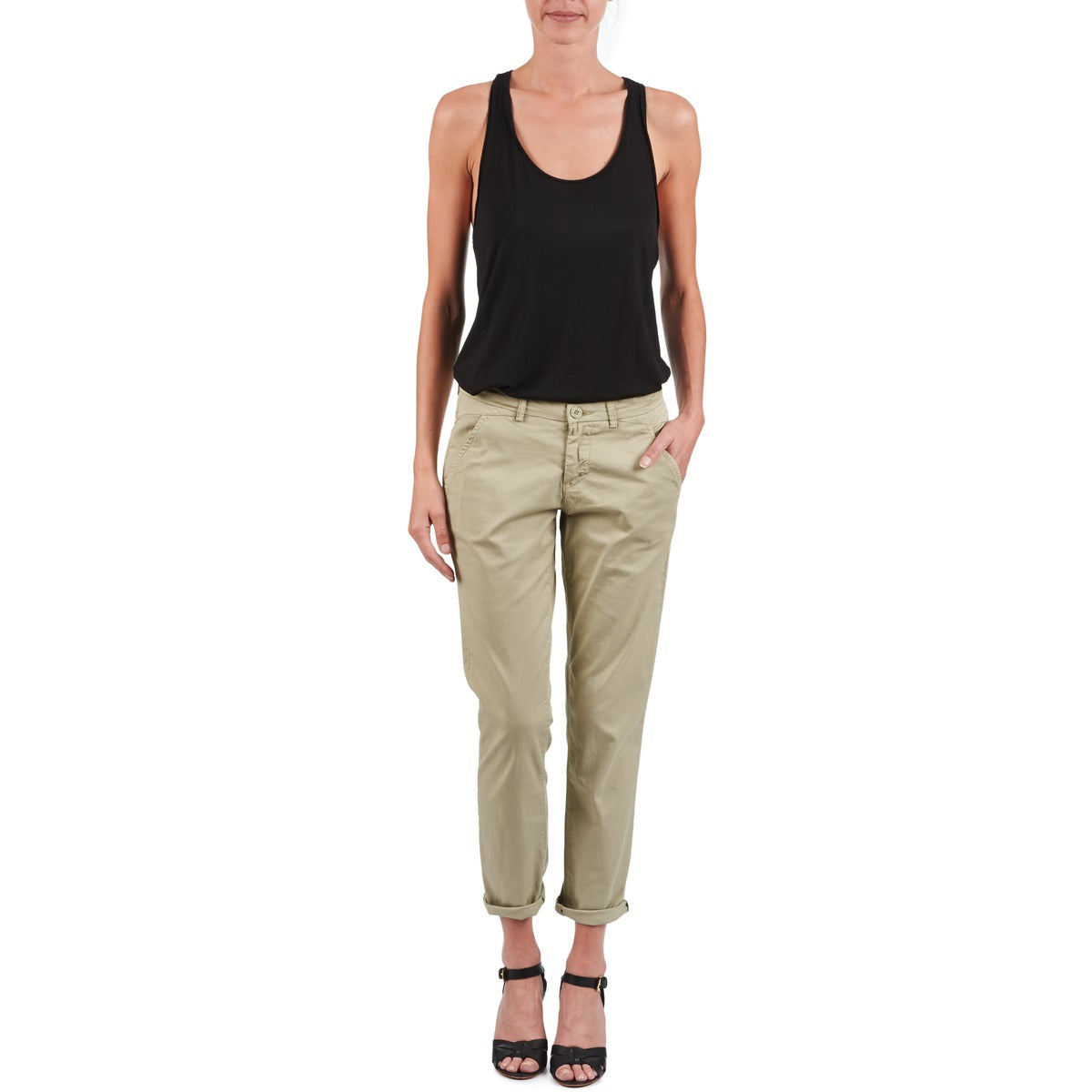 Pantalone Chino Donna Meltin'pot  MARCY  Beige