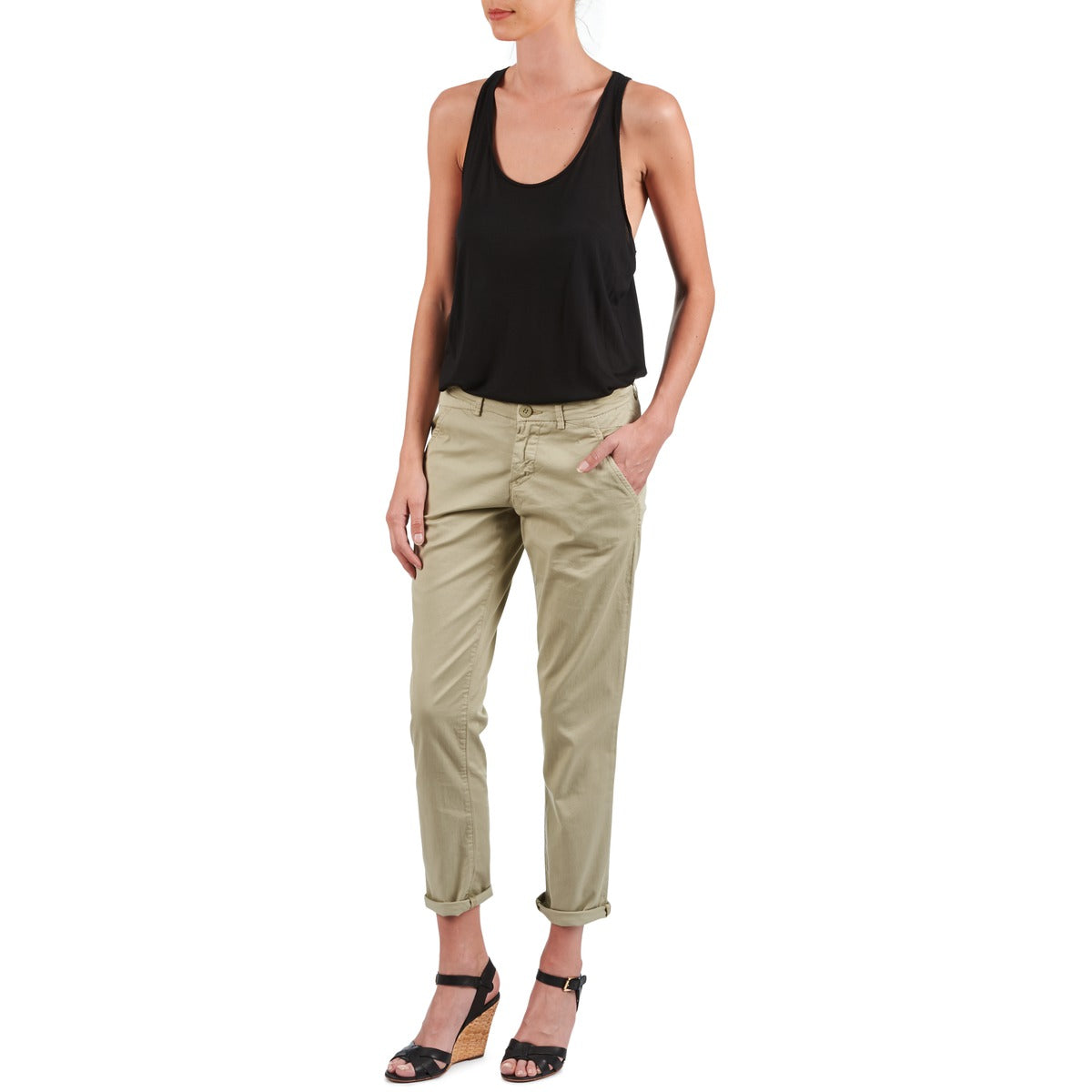 Pantalone Chino Donna Meltin'pot  MARCY  Beige