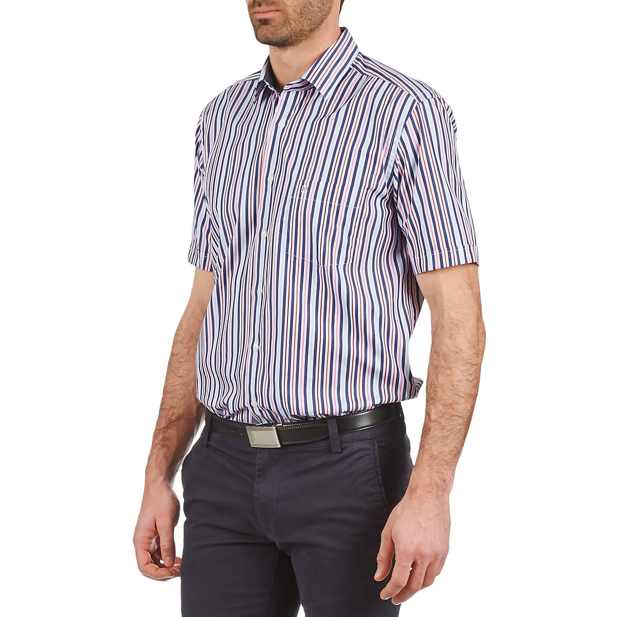 Camicia a maniche corte Uomo Pierre Cardin  514636216-184  Blu