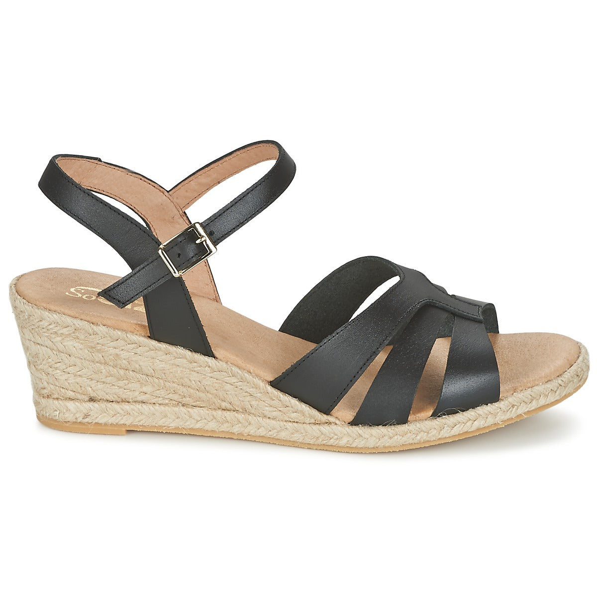 Sandali Donna So Size  ELIZA  Nero