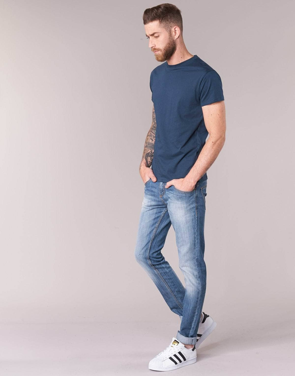 T-shirt Uomo BOTD  ESTOILA  Blu