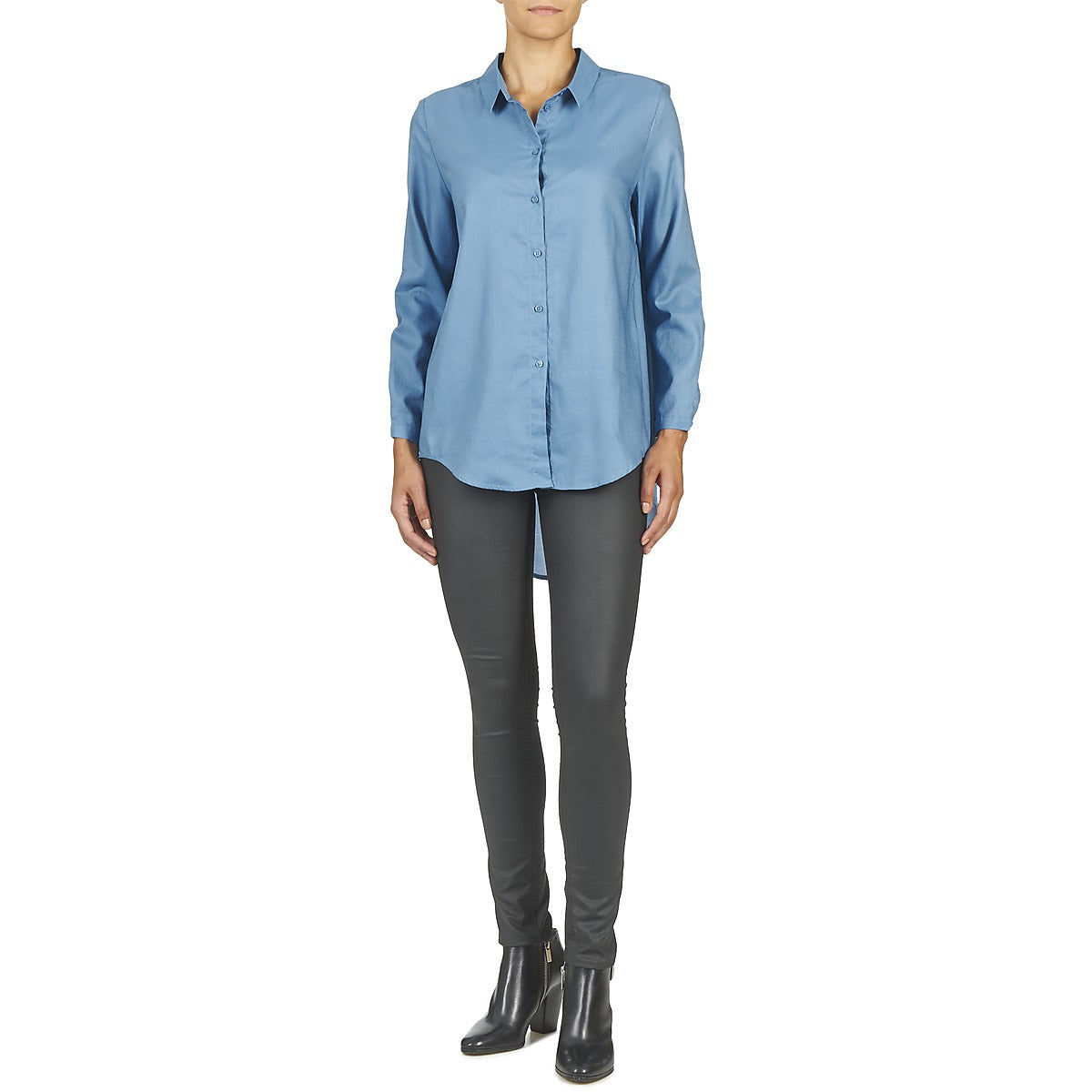 Camicia Donna School Rag  CHELSY  Blu