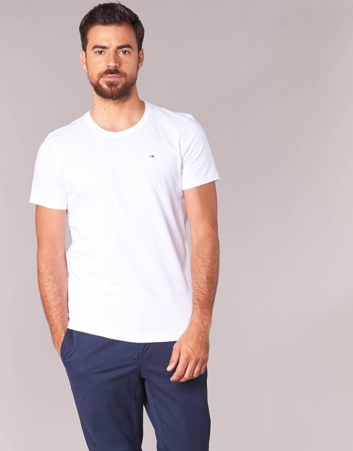 T-shirt Uomo Tommy Jeans  OFLEKI  Bianco