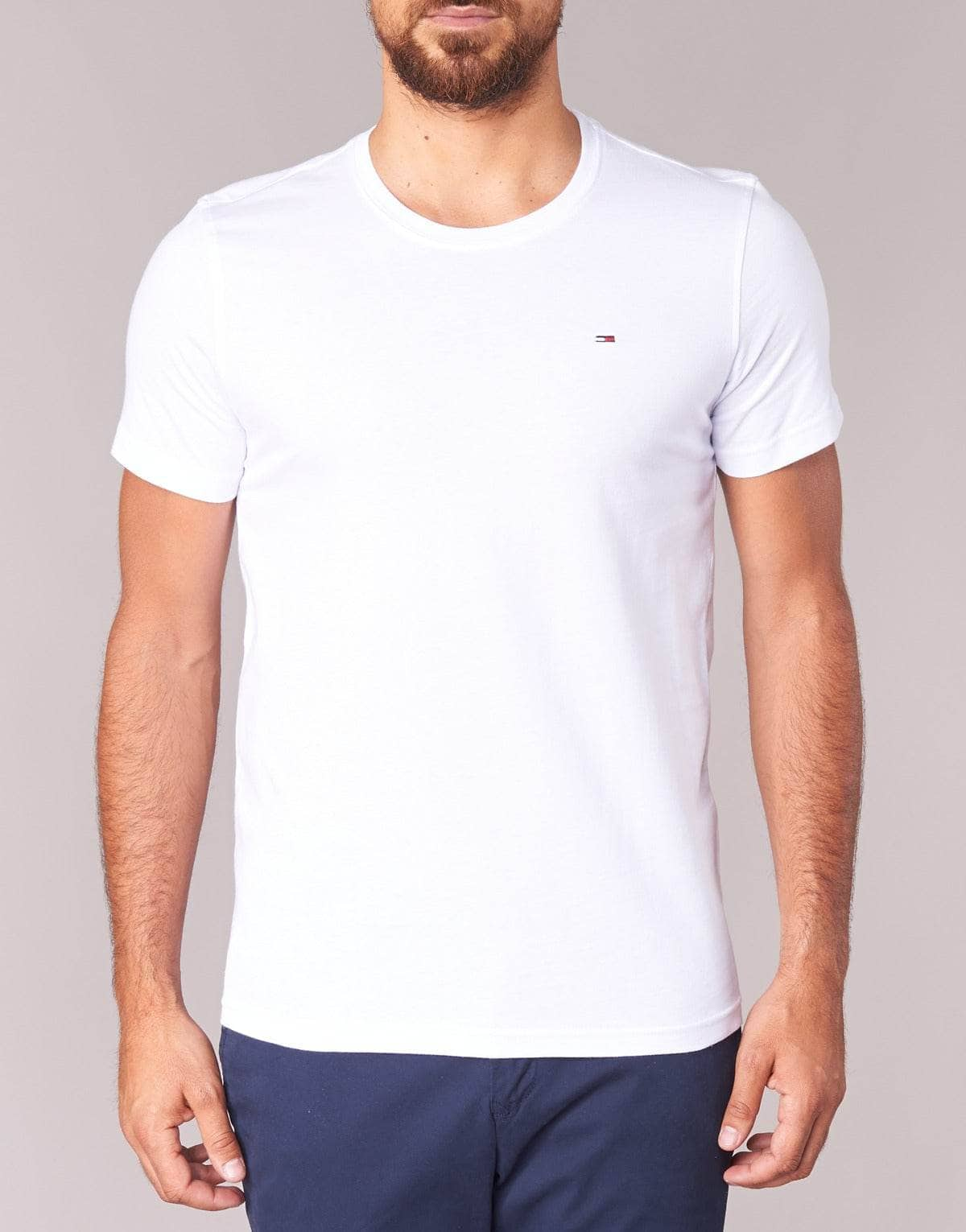 T-shirt Uomo Tommy Jeans  OFLEKI  Bianco