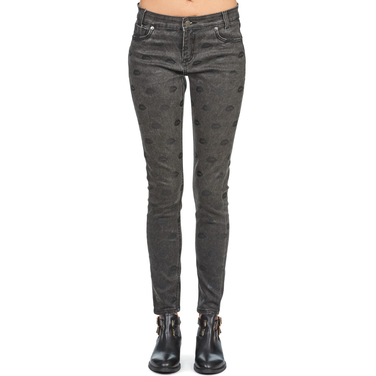 Jeans Slim Donna American Retro  HELENA  Grigio