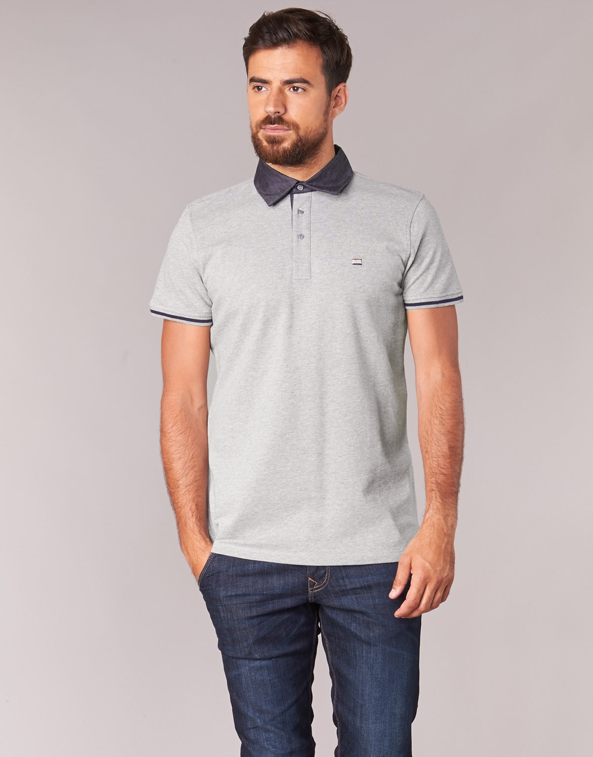 Polo Uomo Casual Attitude  EFOLI  Grigio