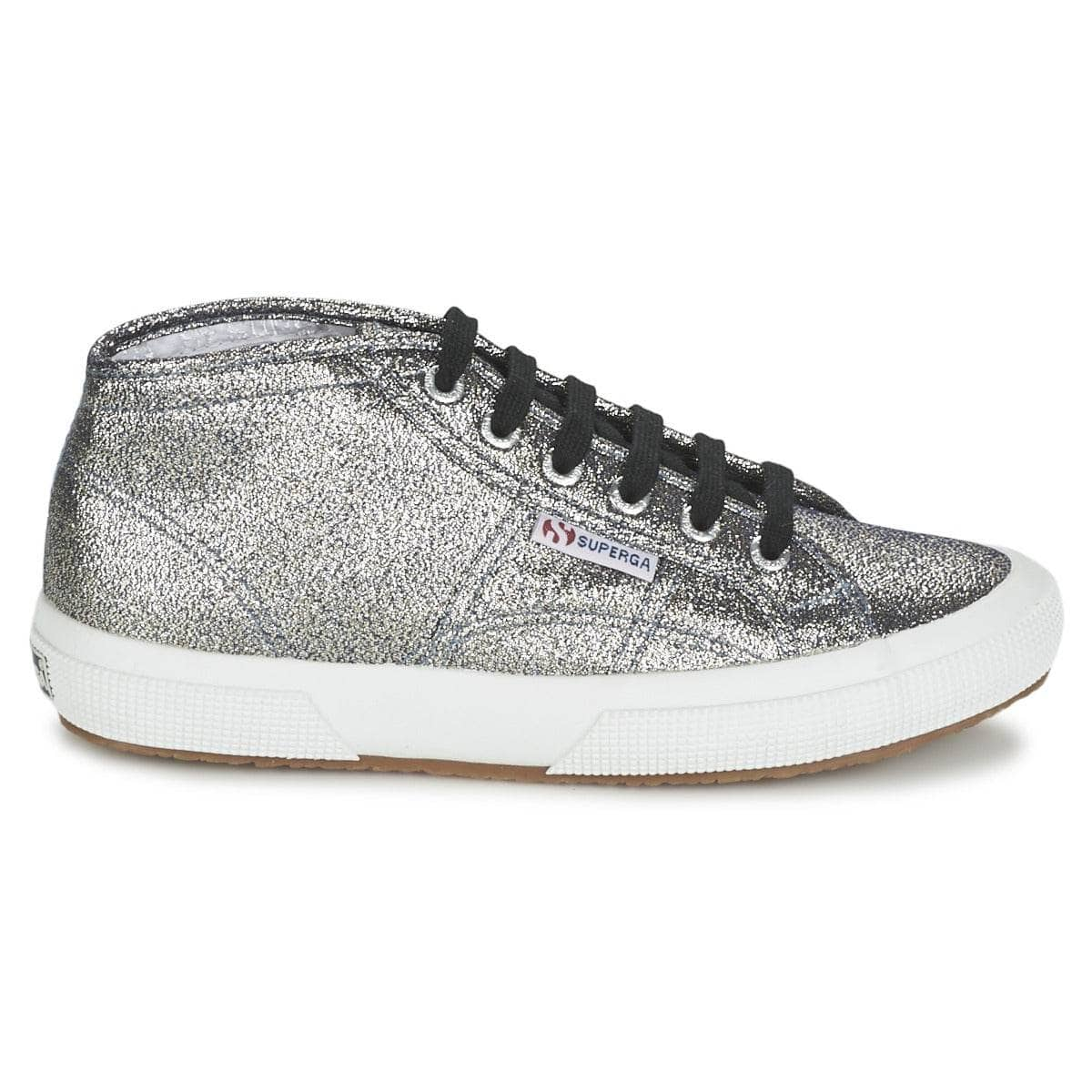 Sneakers alte Donna Superga  2754 LAMEW  Argento