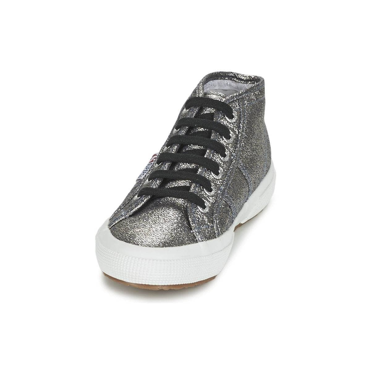 Sneakers alte Donna Superga  2754 LAMEW  Argento