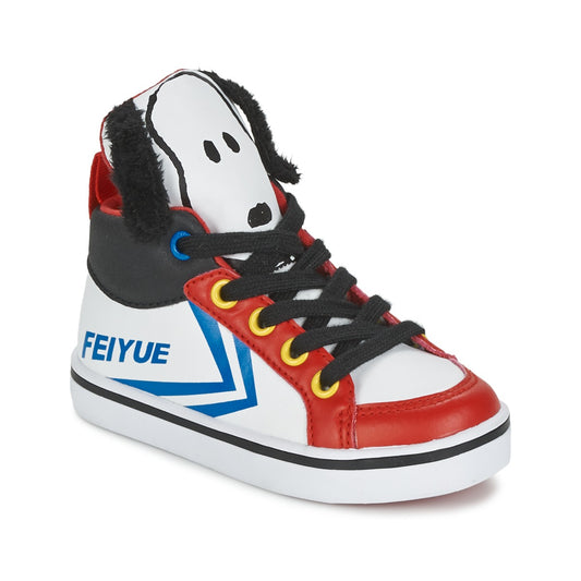 Scarpe bambini ragazza Feiyue  DELTA MID PEANUTS  Bianco