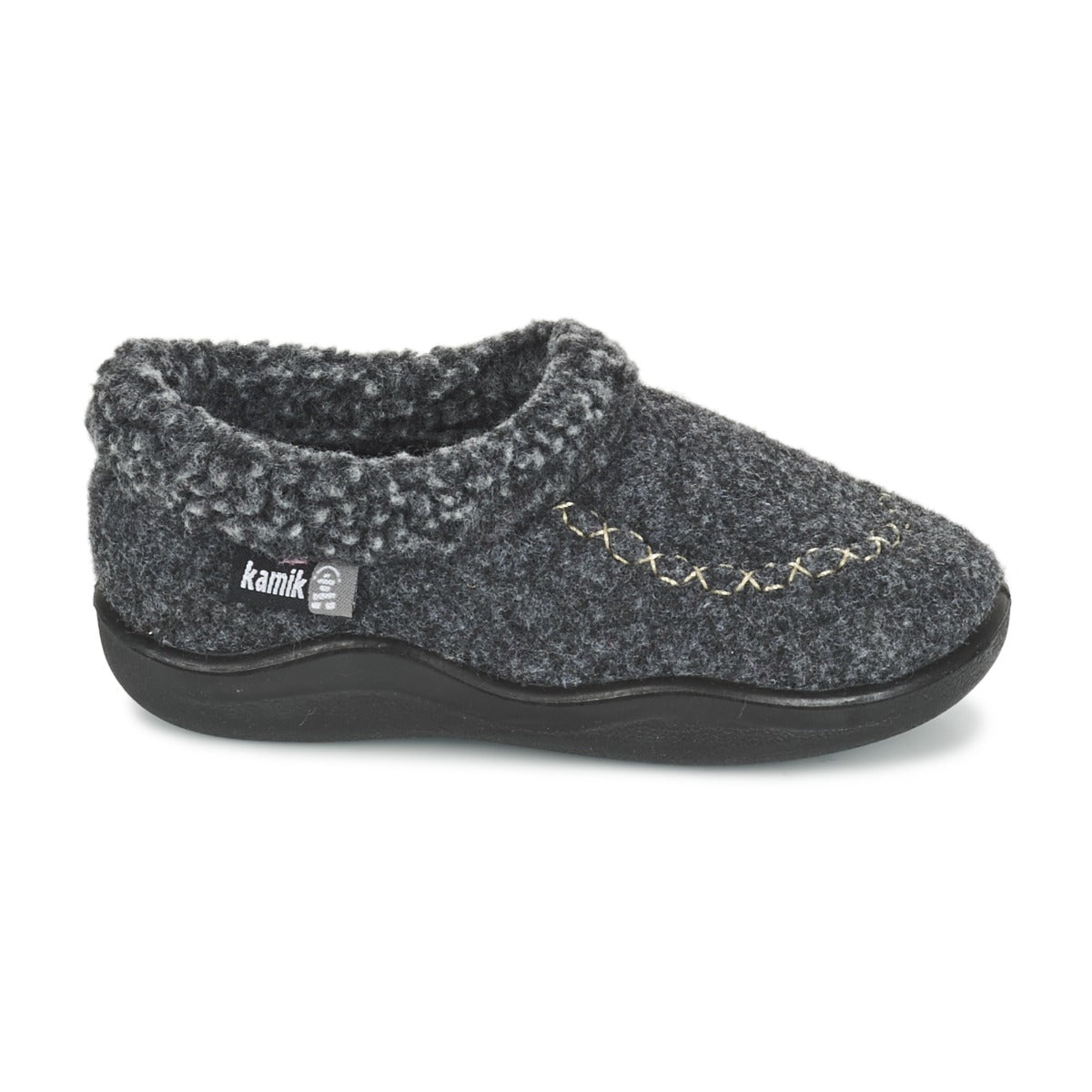 Pantofole bambini ragazzo KAMIK  COZYCABIN2  Grigio