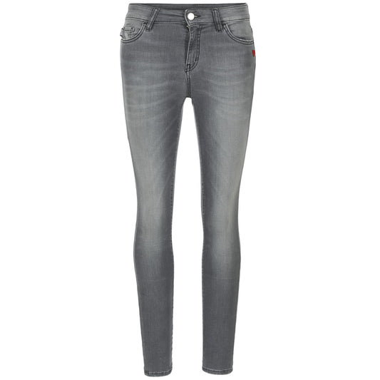 Jeans Slim Donna Love Moschino  MANI  Grigio