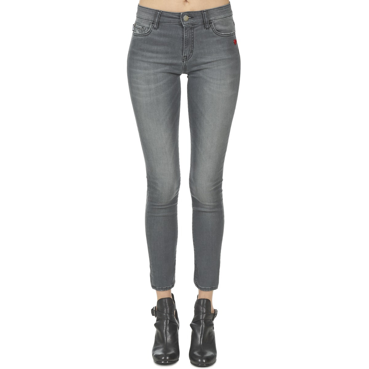 Jeans Slim Donna Love Moschino  MANI  Grigio