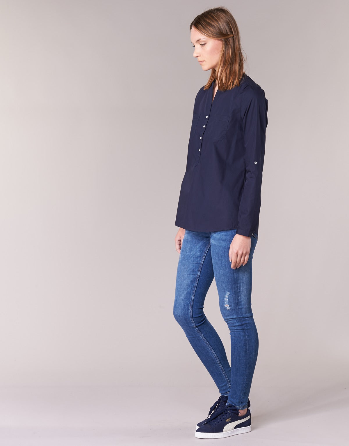 Camicia Donna Casual Attitude  FARANDOLE  Blu