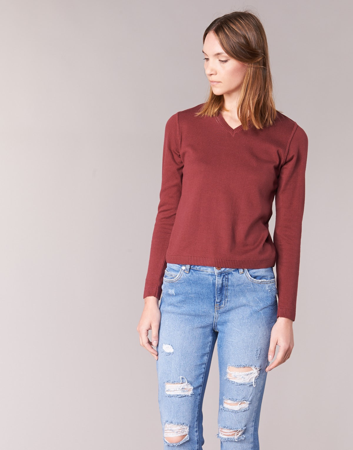 Maglione Donna BOTD  ECORTA VEY  Bordeaux