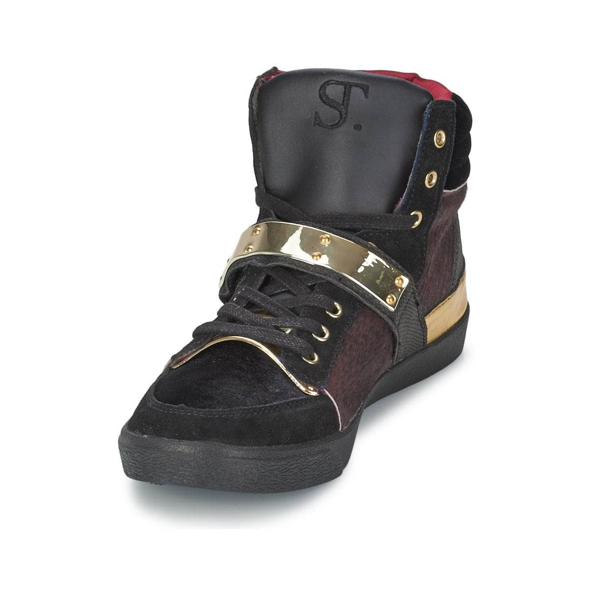 Sneakers alte Donna SuperTrash  GOLDY  Rosso