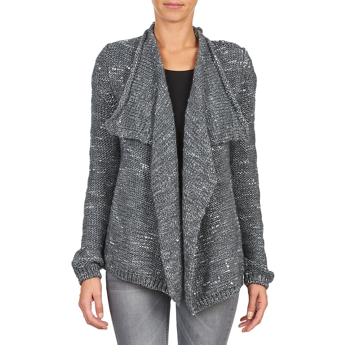 Gilet / Cardigan Donna Stella Forest  BGI002  Grigio