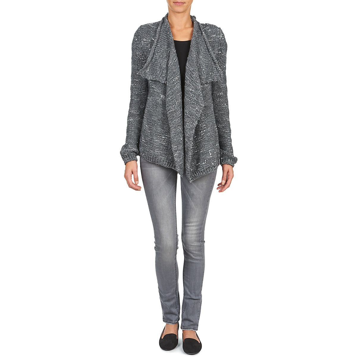 Gilet / Cardigan Donna Stella Forest  BGI002  Grigio