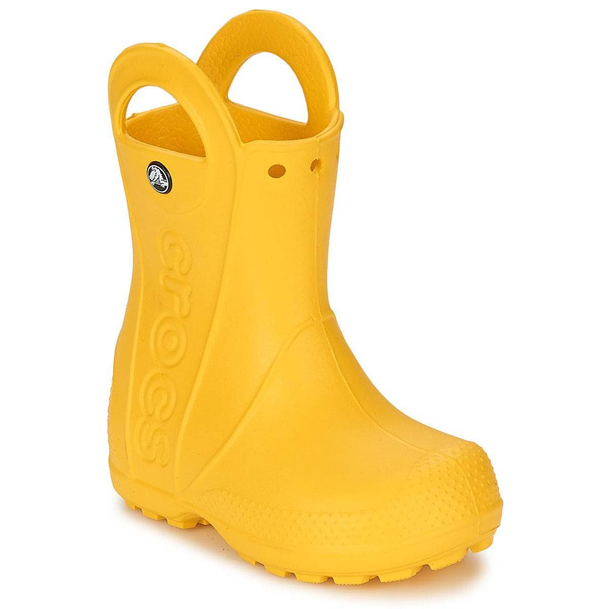 Stivali bambini ragazza Crocs  HANDLE IT RAIN BOOT KIDS  Giallo