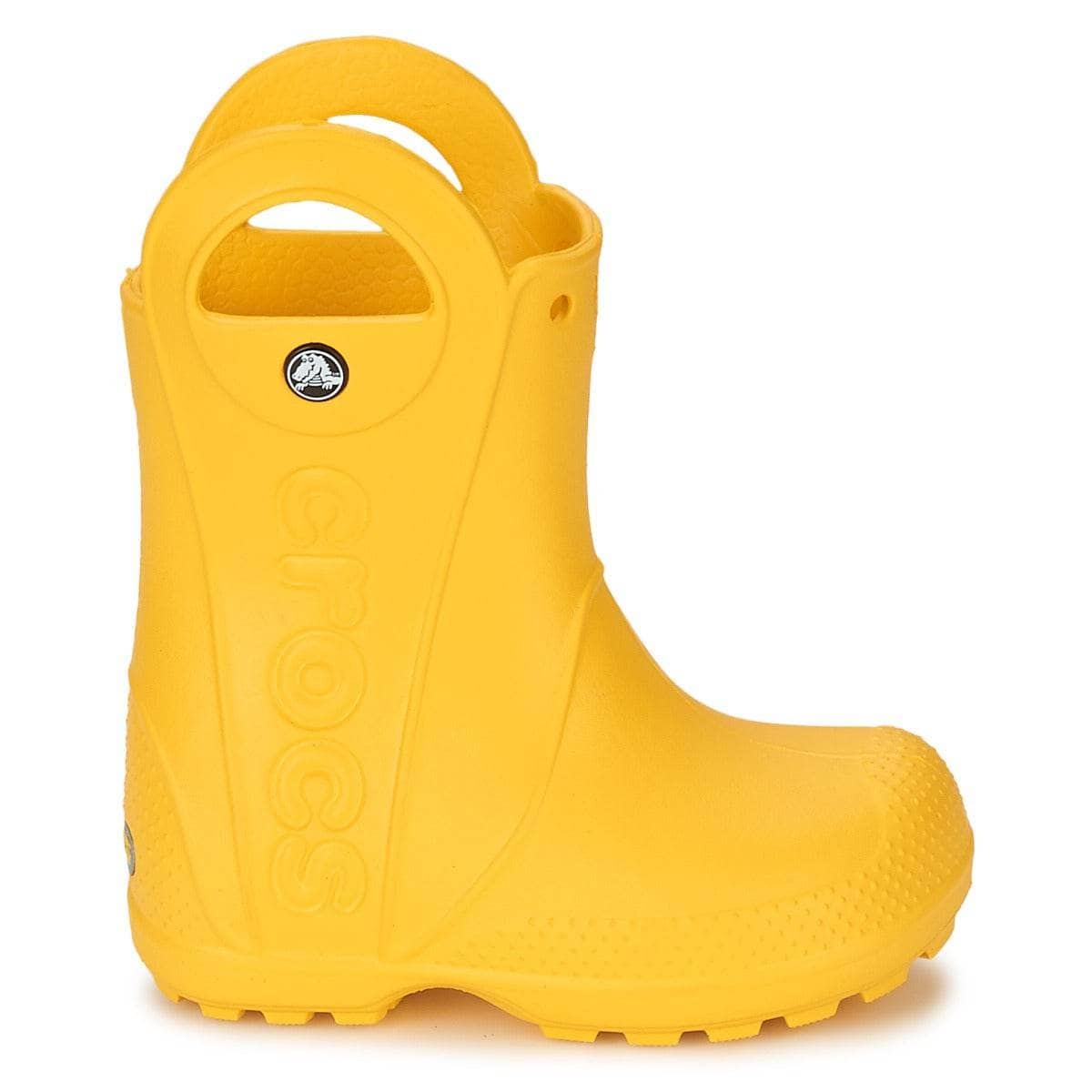 Stivali bambini ragazza Crocs  HANDLE IT RAIN BOOT KIDS  Giallo