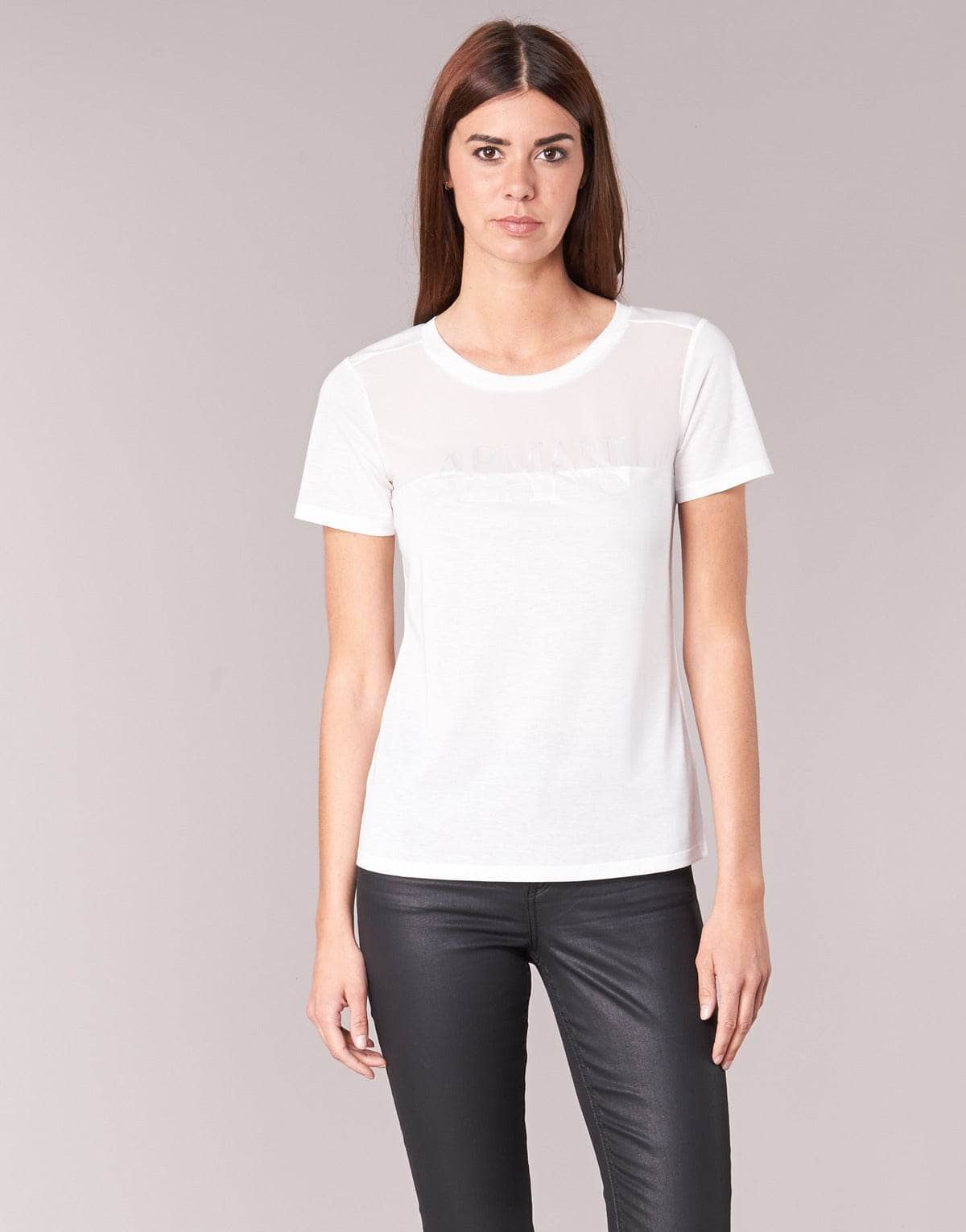 T-shirt Donna Armani jeans  KAJOLA  Bianco