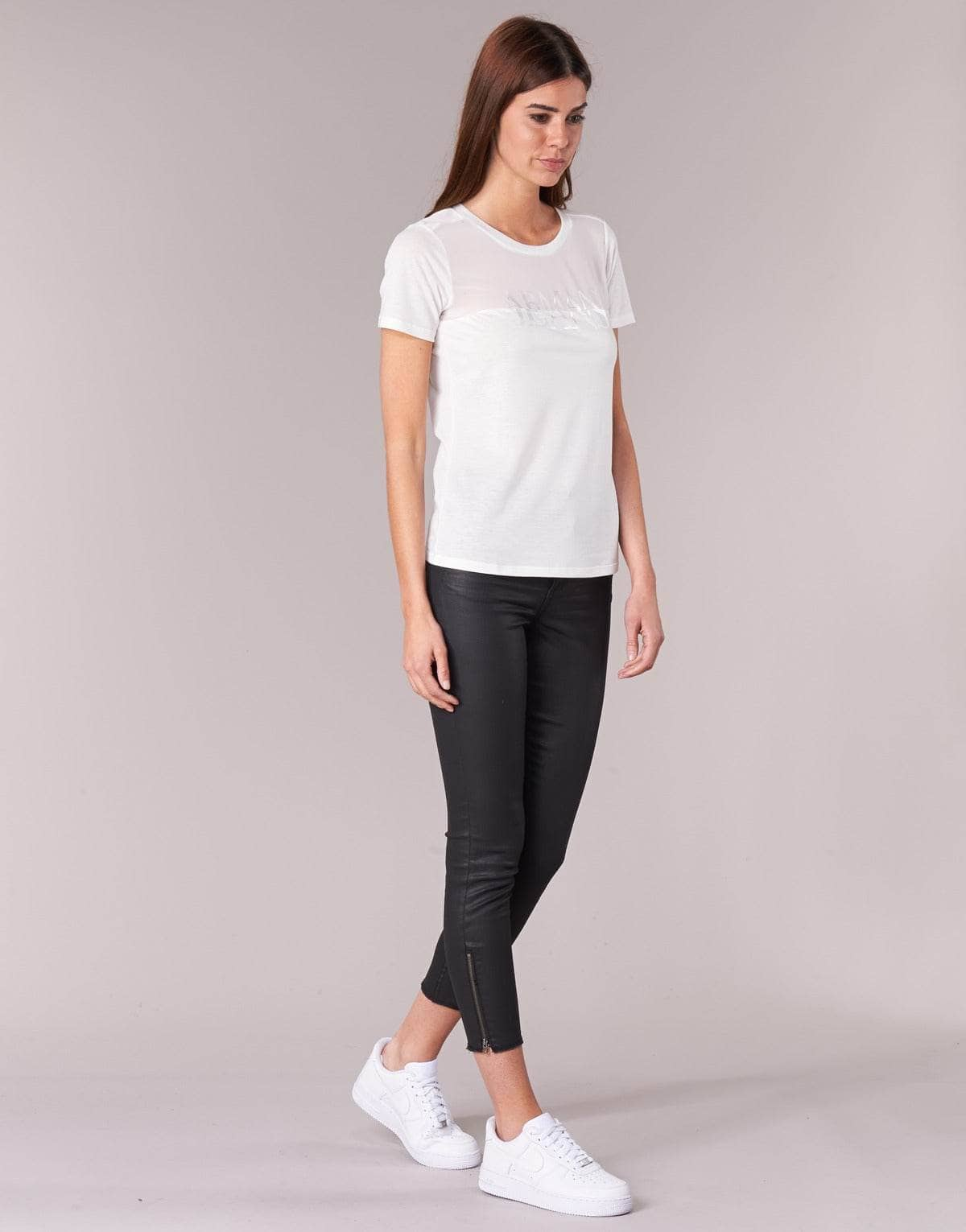 T-shirt Donna Armani jeans  KAJOLA  Bianco