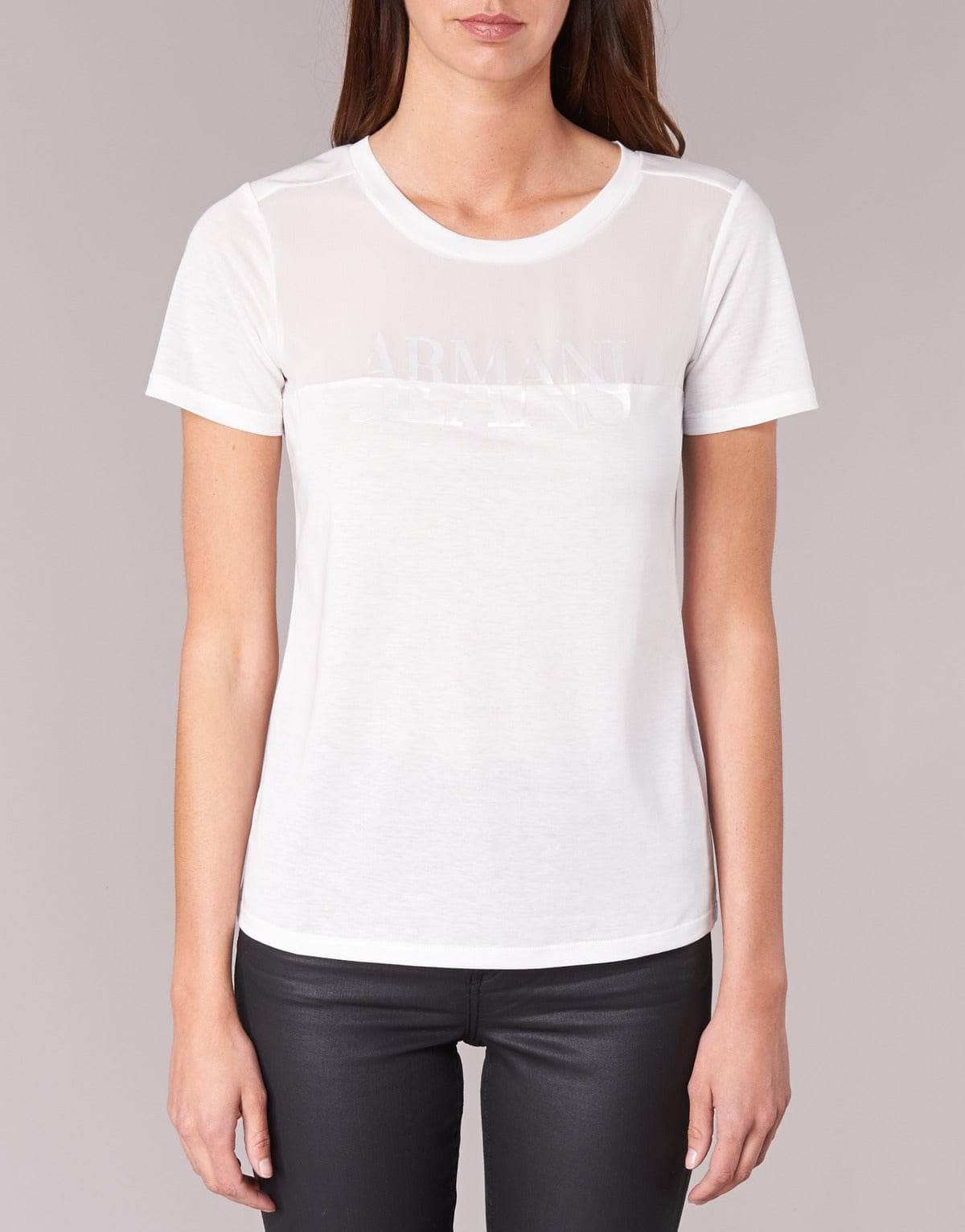 T-shirt Donna Armani jeans  KAJOLA  Bianco