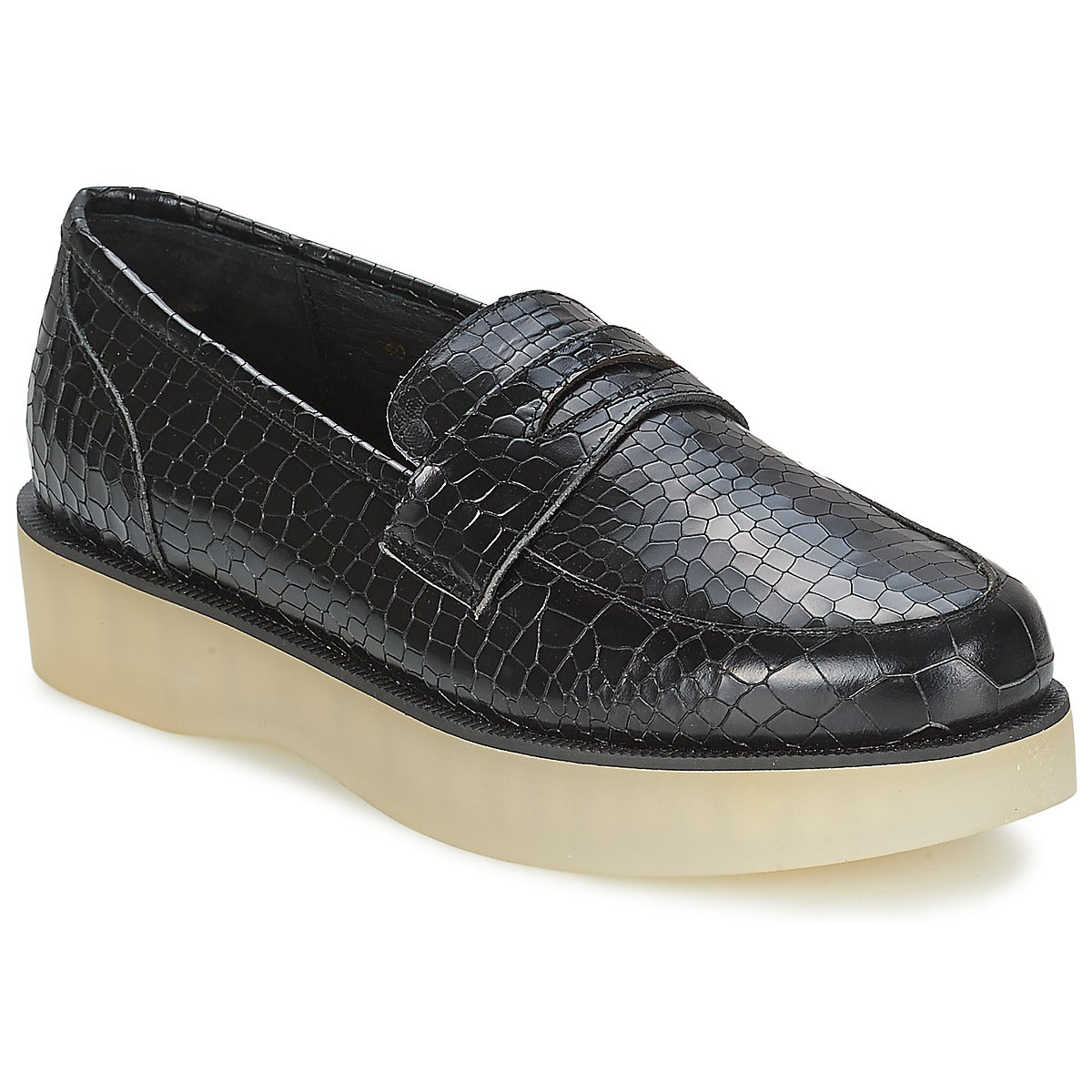 Scarpe Donna F-Troupe  Penny Loafer  Nero