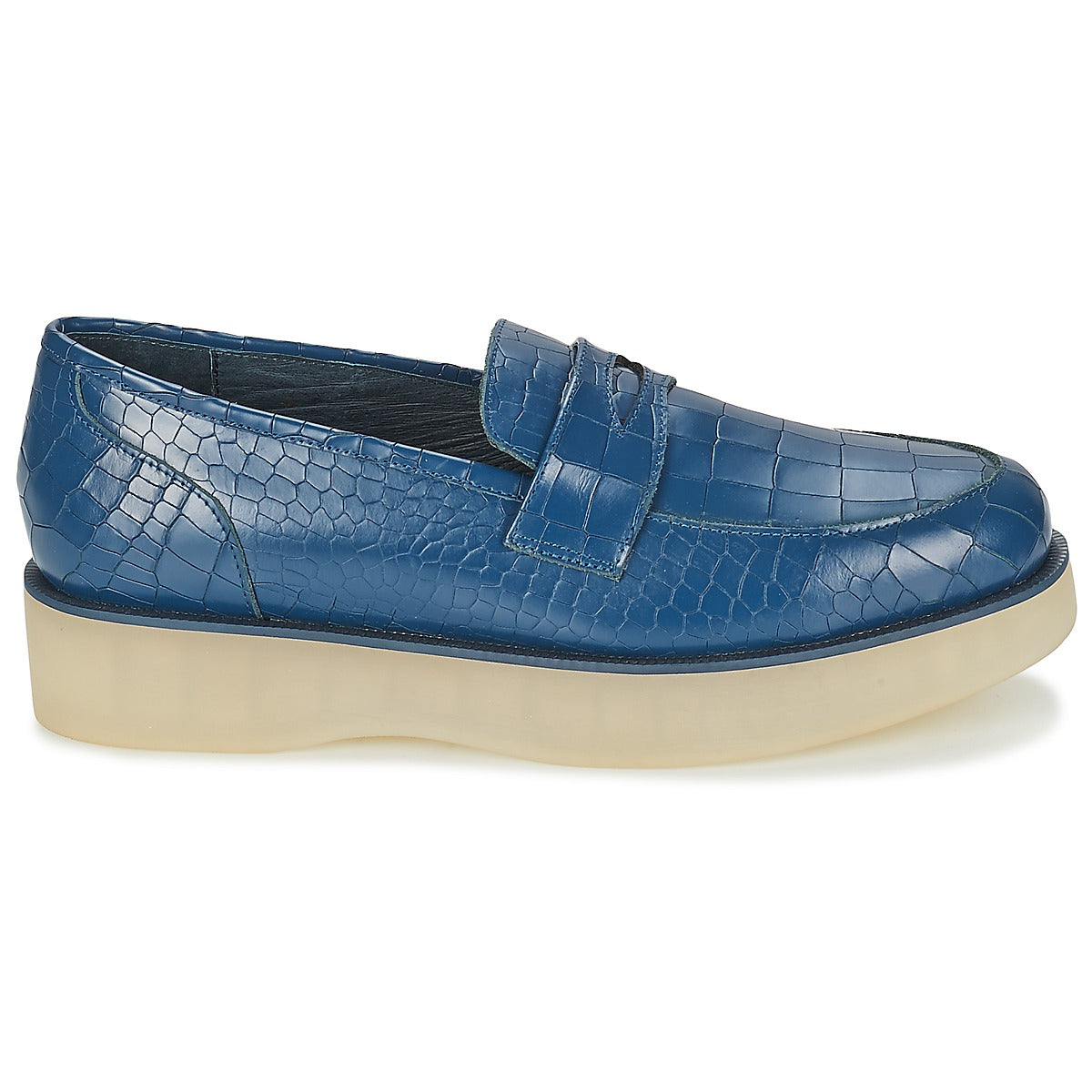 Scarpe Donna F-Troupe  Penny Loafer  Blu