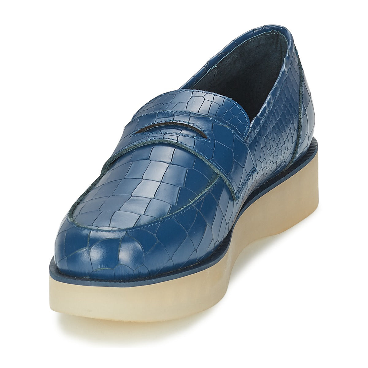 Scarpe Donna F-Troupe  Penny Loafer  Blu