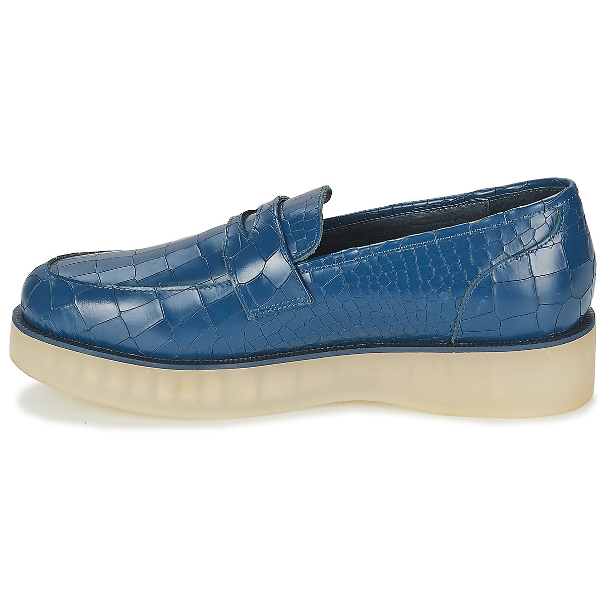 Scarpe Donna F-Troupe  Penny Loafer  Blu