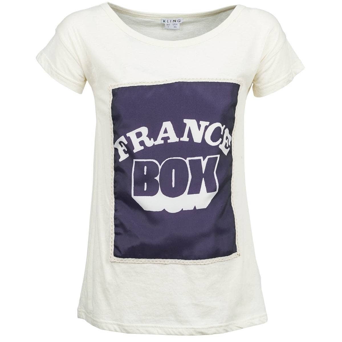 T-shirt Donna Kling  WARHOL  Bianco