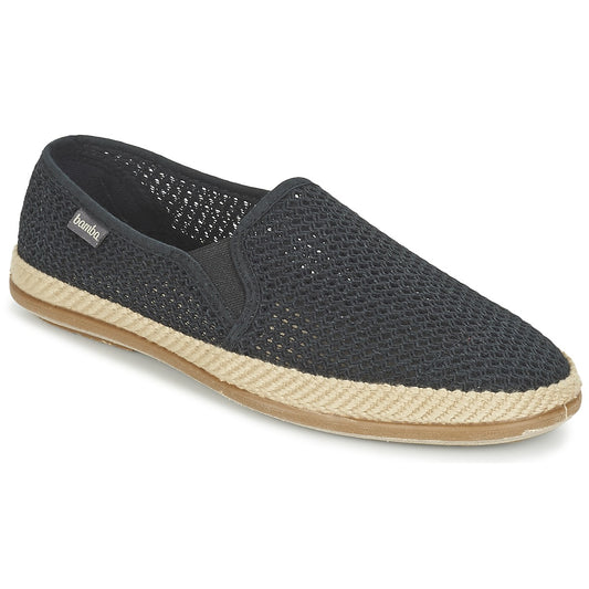 Scarpe Espadrillas Uomo Bamba By Victoria  COPETE ELASTICO REJILLA TRENZA  Nero