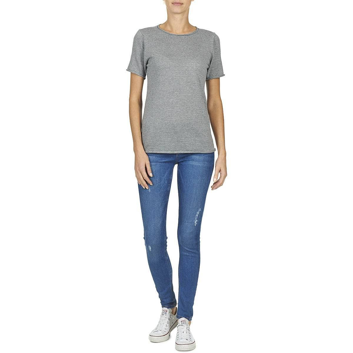 T-shirt Donna Casual Attitude  GENIUS  Grigio