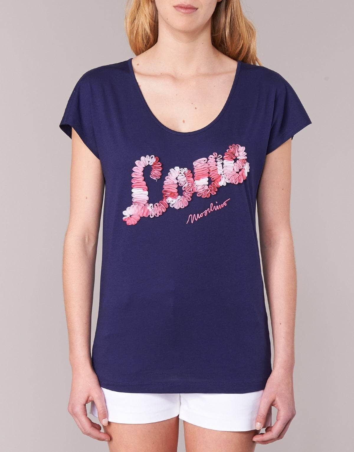 T-shirt Donna Love Moschino  W4G4127  Blu