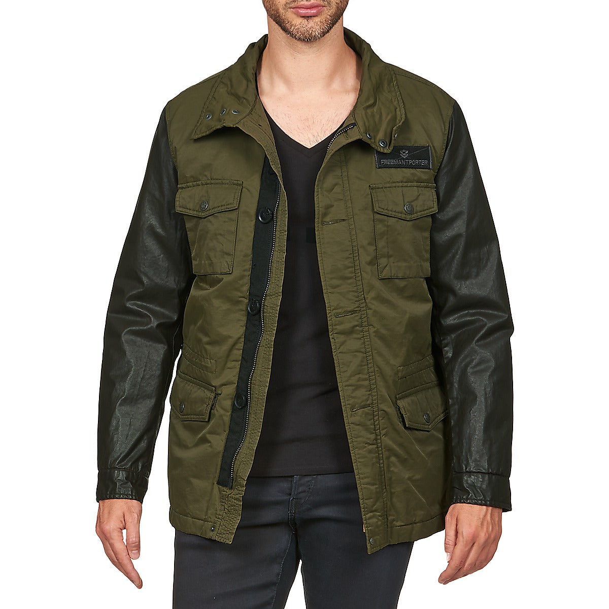 Parka Uomo Freeman T.Porter  MUFFLE MIX  Verde