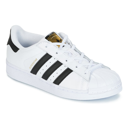 Scarpe bambini ragazzo adidas  SUPERSTAR  Bianco