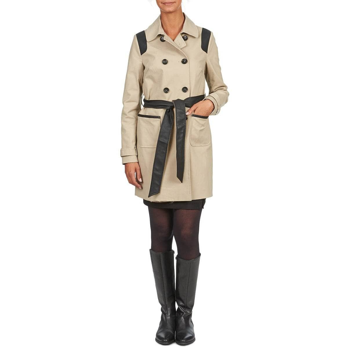 Trench Donna Naf Naf  BARTABA  Beige